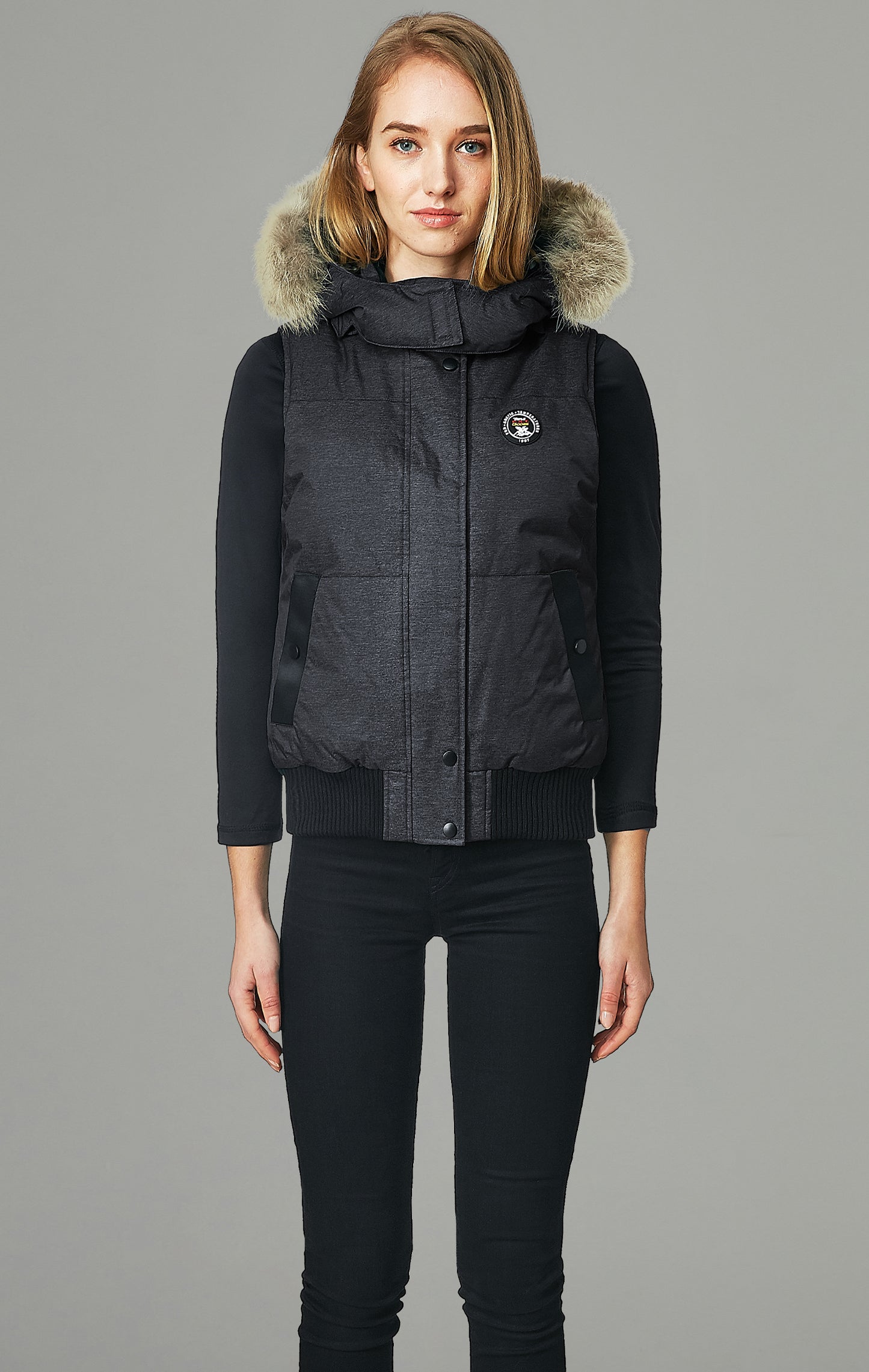 Huntley Women's Hooded Down Vest1