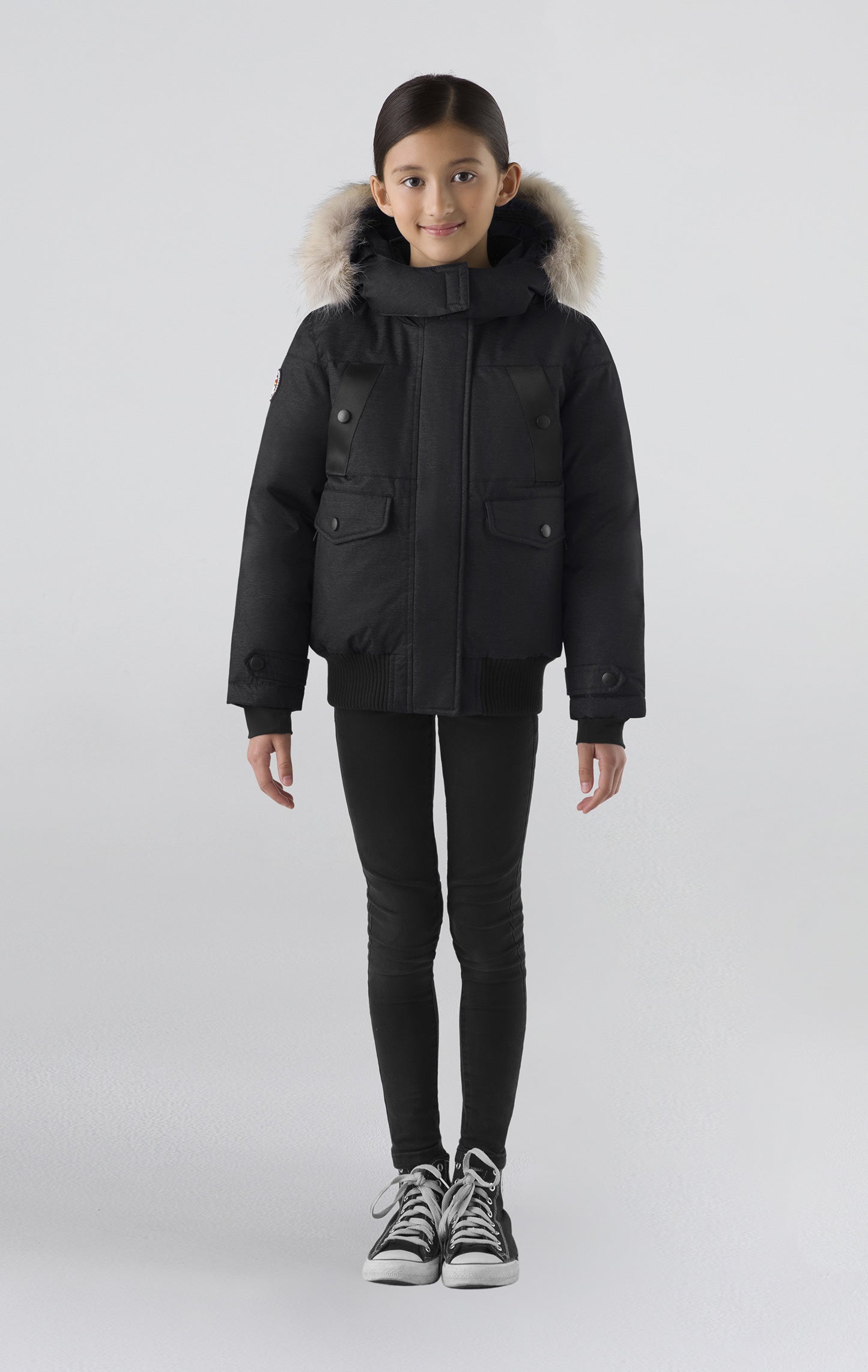 Faux fur jacket w/logo - Moschino - Boys | Luisaviaroma
