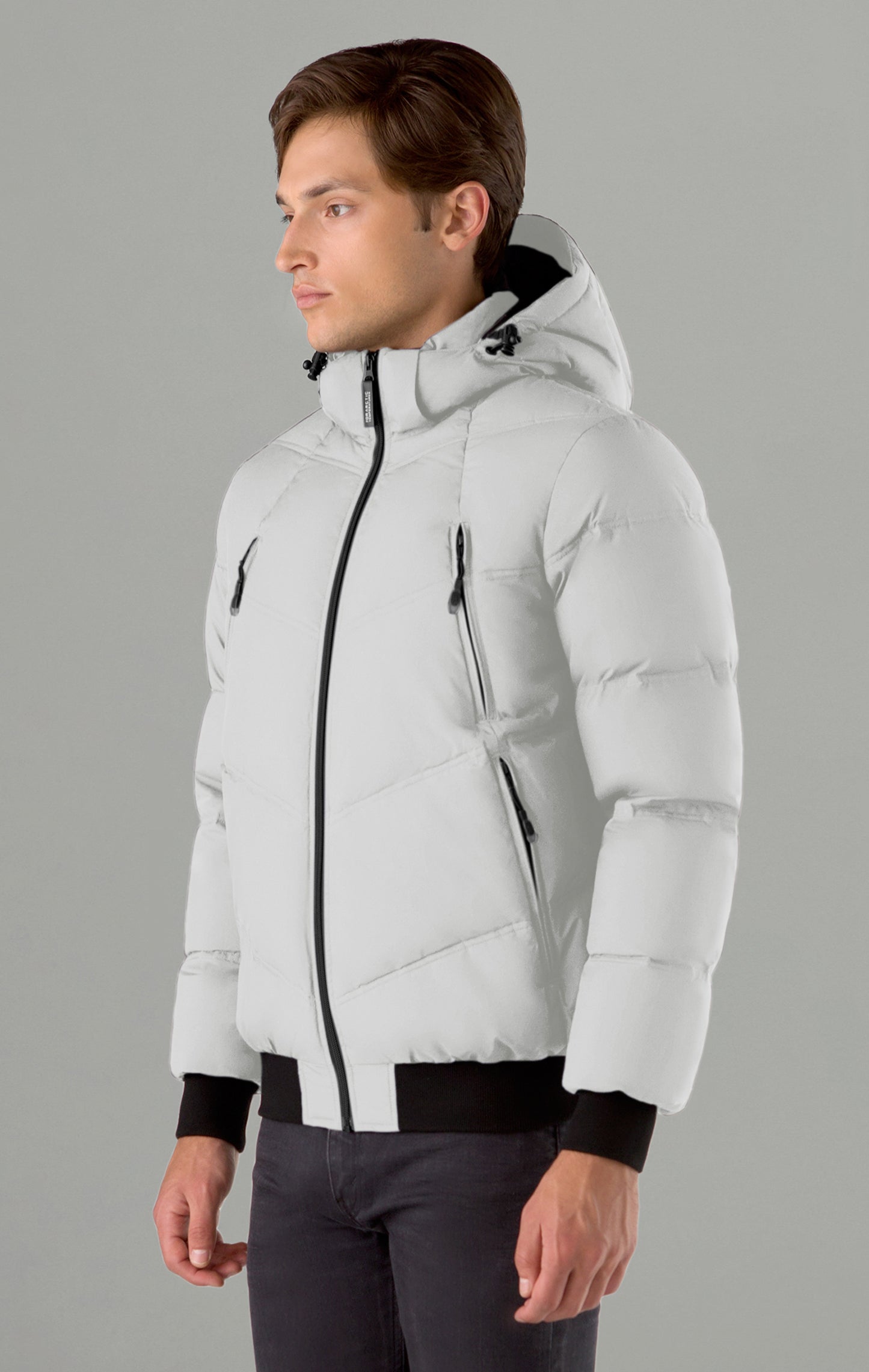 Calvin Klein Men's Hooded Super Shine Puffer Jacket White Large | eBay