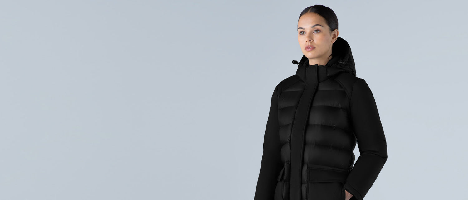 Black Basic Oversize Women Inflatable Puffer Coats, Women Puffer Jacket -   UK