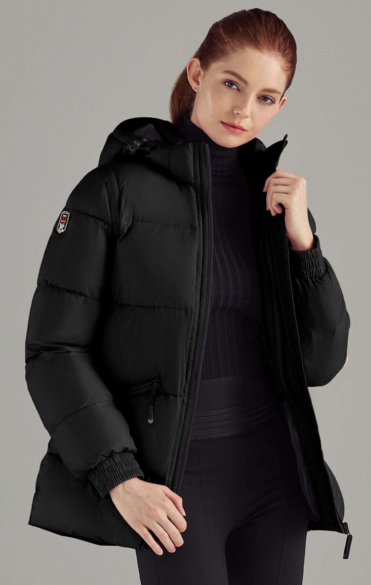 Womens Maxi Length Long Sleeve Puffer Jacket, Button Down Warm Winter  Thicken Hooded Casual Puffy Down Coats - Walmart.com
