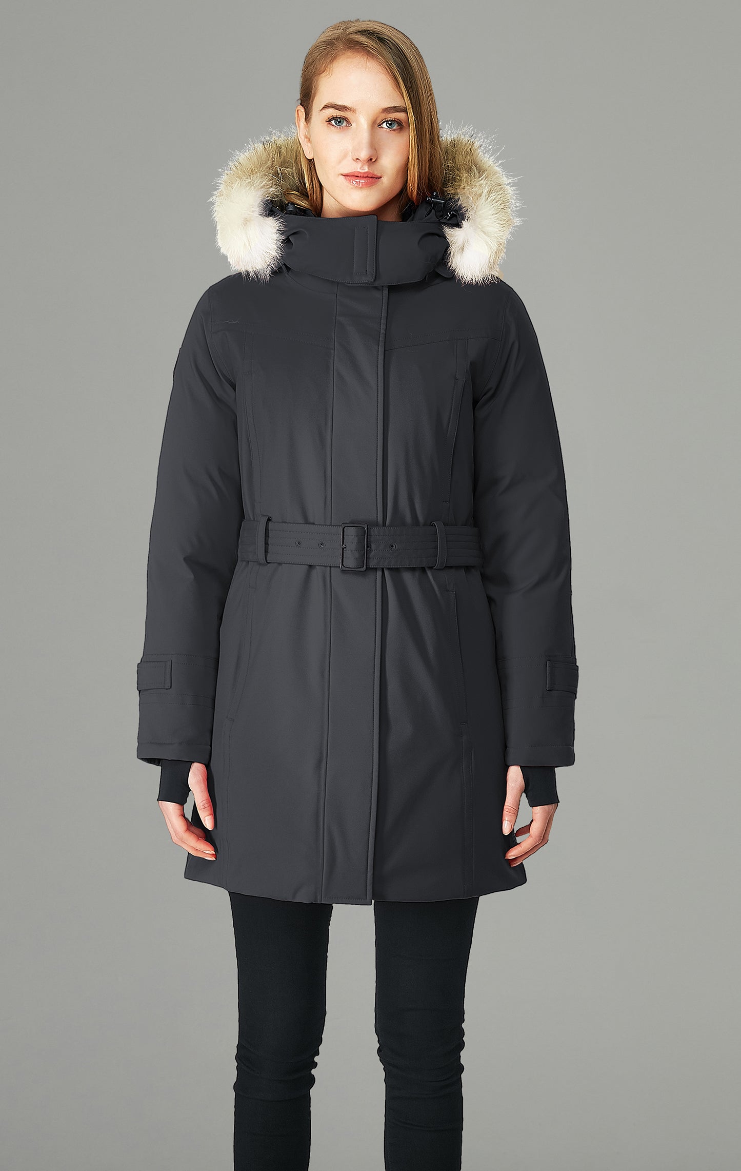 Olevia Women's Belted Down Parka1