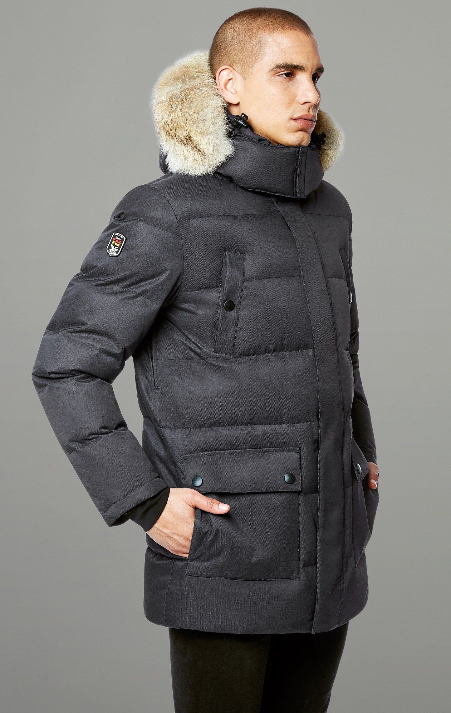 Colburn Men s Fur Hood Parka 700 Fill Power Triple F.A.T. Goose