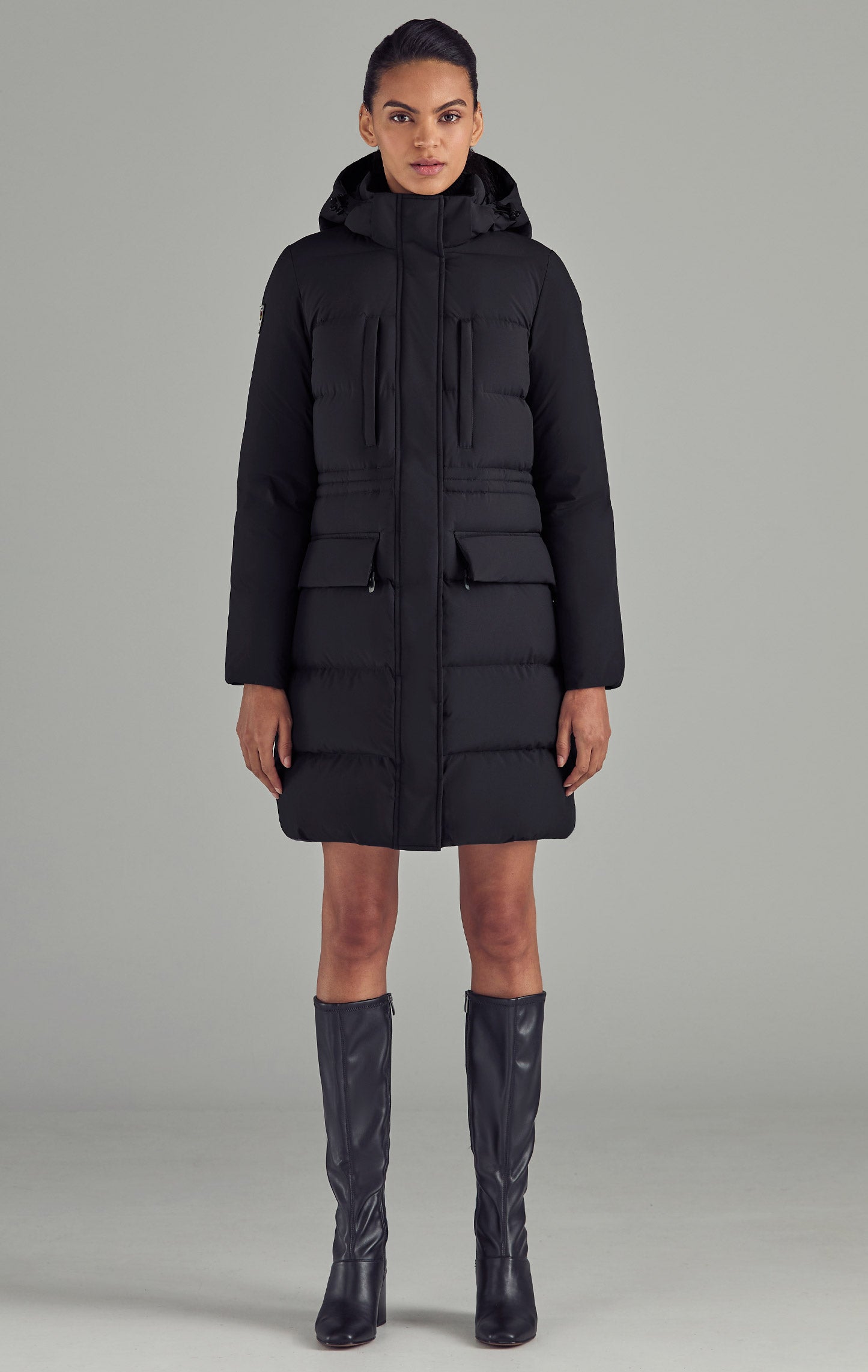 pillow puffer coat