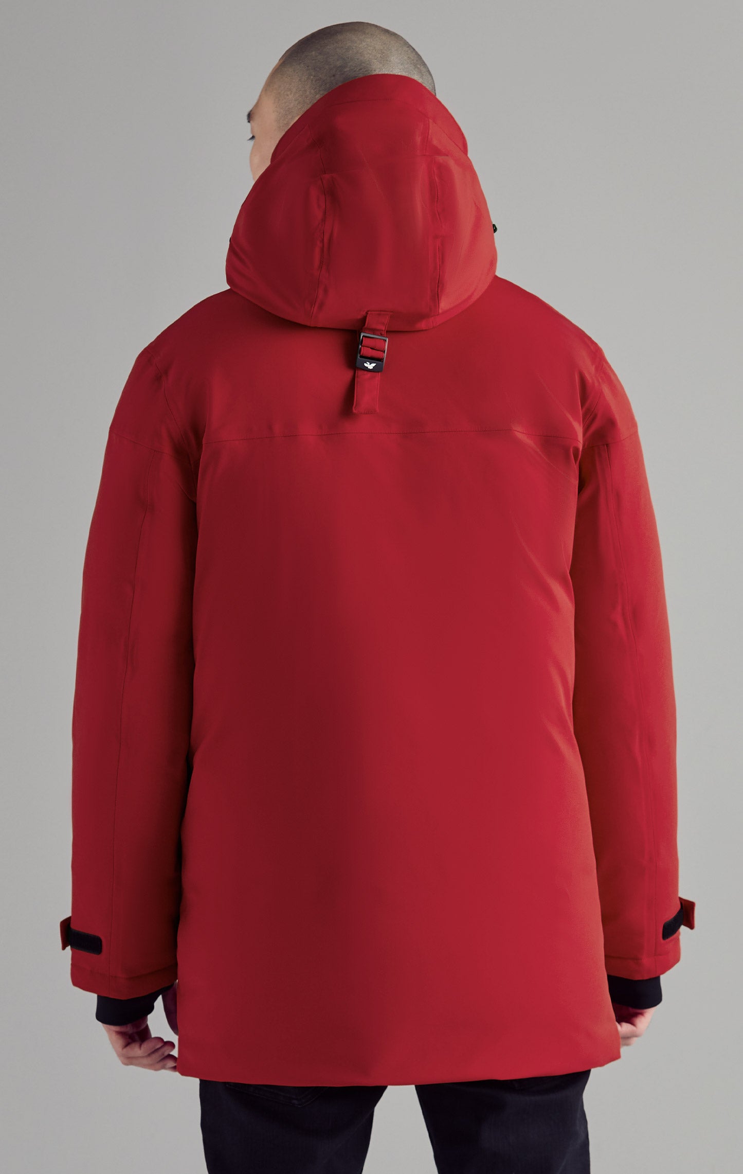 Parka jacket red best sale