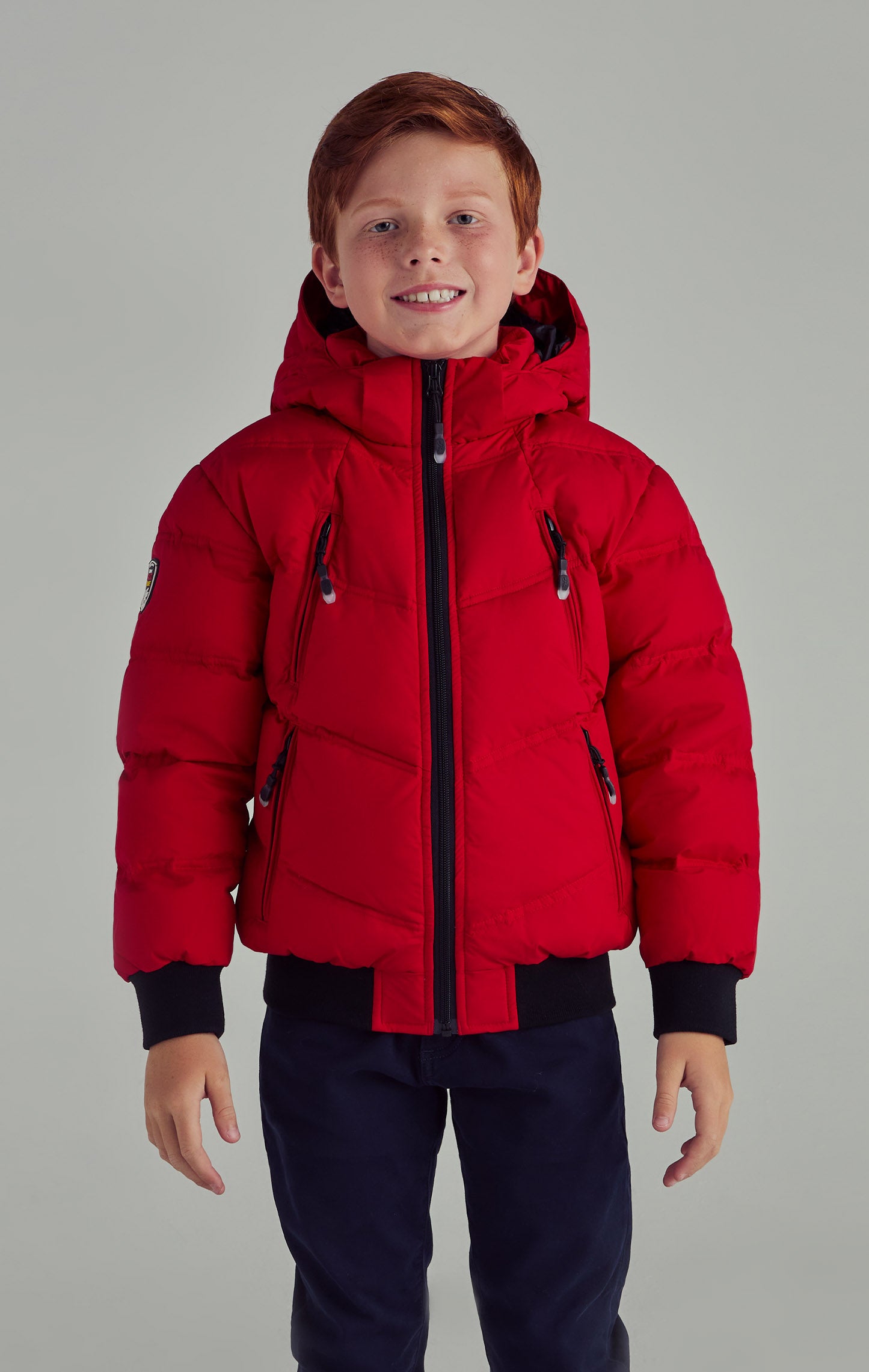 Boys red sale padded jacket