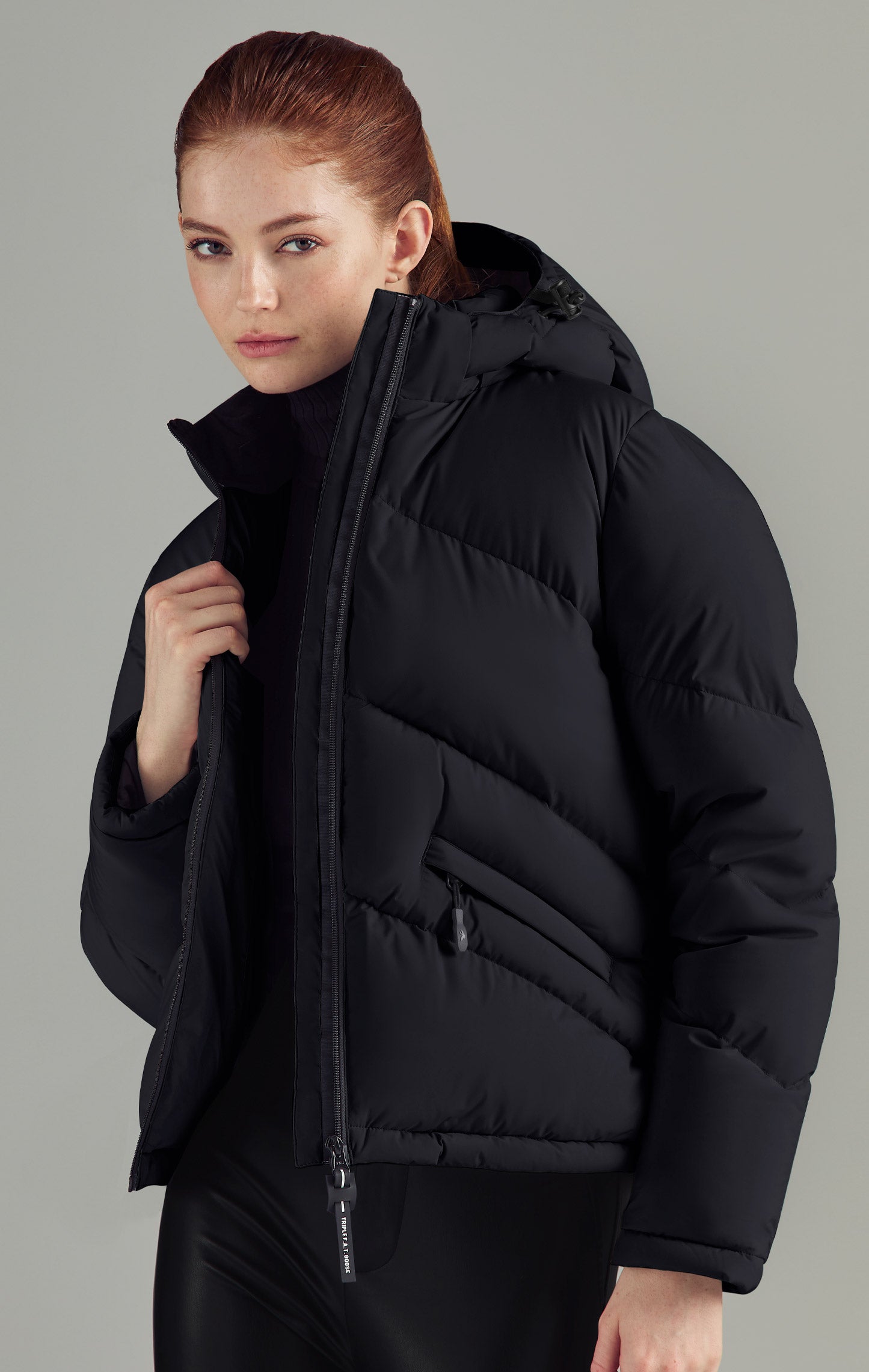 Women's On-Shift Packable Puffer Jacket™ - Black · FIGS