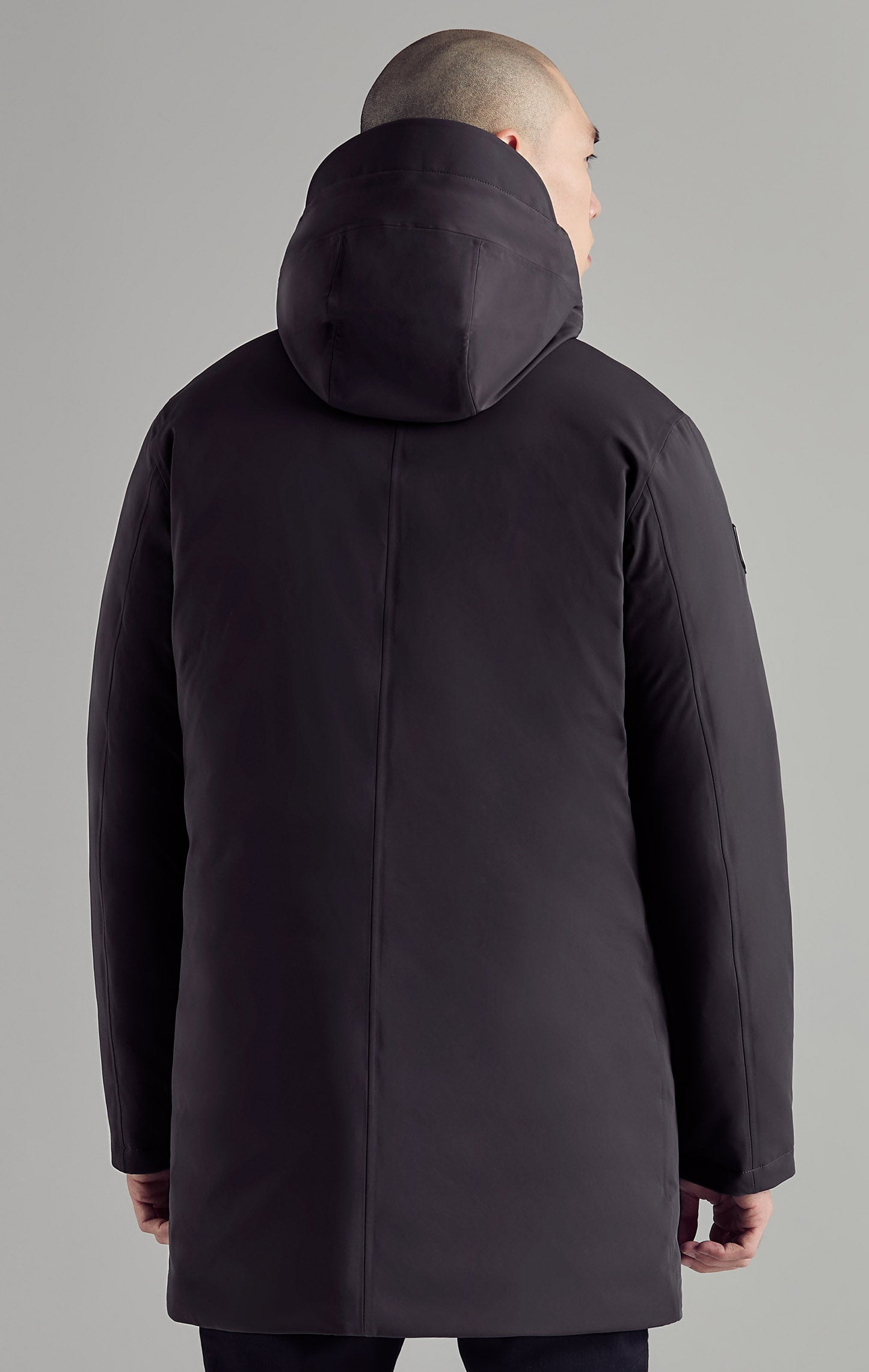 MIER Men's Lightweight Waterproof Rain Jacket with Hood, 2XL / Black